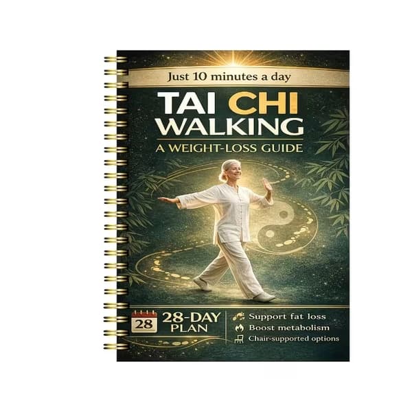Tai Chi Walking Weight Loss Method for Seniors: 28-Day Sequential Exercise Plan with Chair-Supported Walking Suitable for Joint-Friendly Low-Intensity Workouts （A）