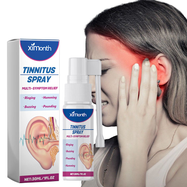 2024 Tinnitus Spray Öronringning Lindrande Lindrande Öron droppar Hörsel 30ml