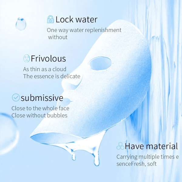 5st BIOAQUA-Collagen-ansiktsmask återfuktande uppfriskande sheet masks ansiktsmask hudvårdsprodukter A