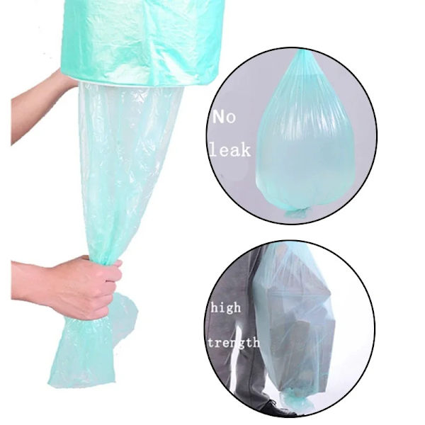 2 × 12M Bady blöjpåfyllningspåsar för KORBEL 、 Dekor och Baby Feel Classic blöjhinkar och 16L papperskorgen hink ersättningsfoder sopsäckar