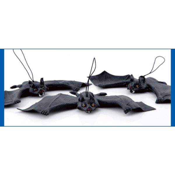 3 bitar Halloween Animal Pendant Simulation Bat Toy Anti-rea