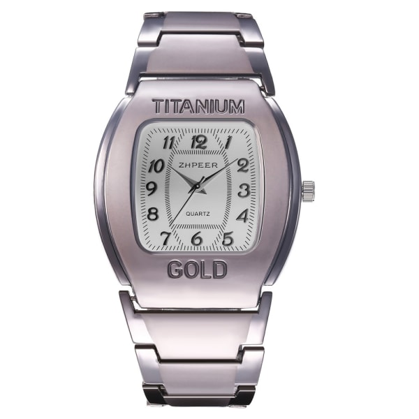 Watch Vinhink fyrkantig titanlegering watch (grå)