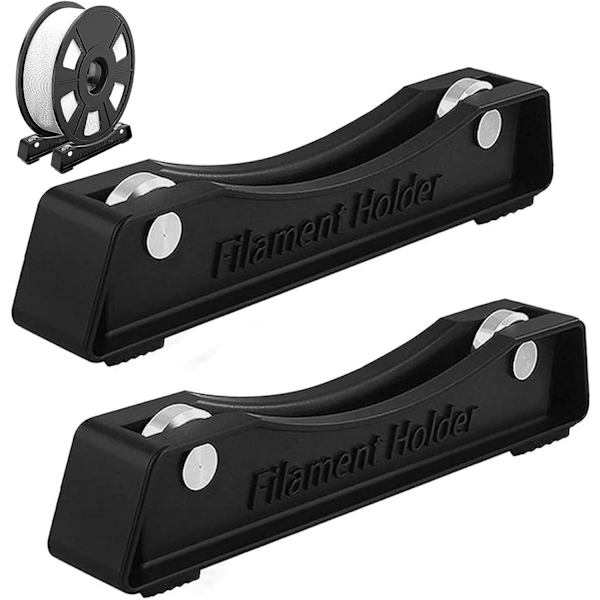 Filament Spoleholder 3D Printer Filament Holder 3D Printmaterialer Tilbehør Til Pla Abs Nylon Træ TPU Andre 3D Printmaterialer Sort