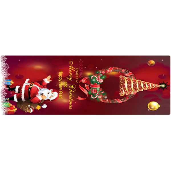Juldekorationer Mattor God Jul Inomhus Mattor Inredning God Jul Dekorativa Juldekor Prydnader Festdekor Presenter (A 40x120CM) A