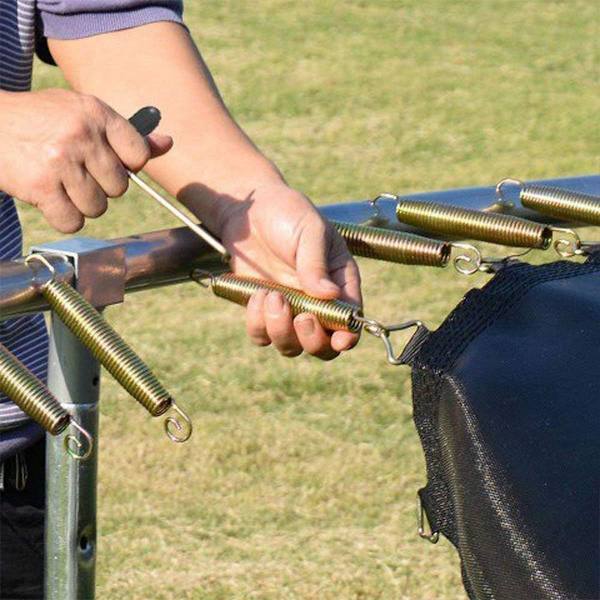 Trampoline Fjäder Pull Tools Tält Metall T-krok Handverktyg