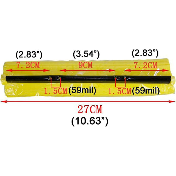 3st 27 cm absorberande svampmopphuvud Refills, mopphuvud, kvastdynor Ersättningsdynor för svampmopp