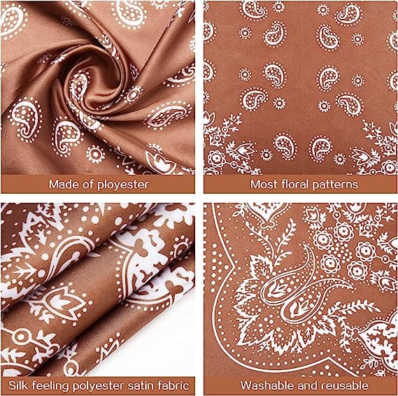 3-pack 70 cm Hijab Sjal Mångsidig Sjal Satin Hijab Hårscarf