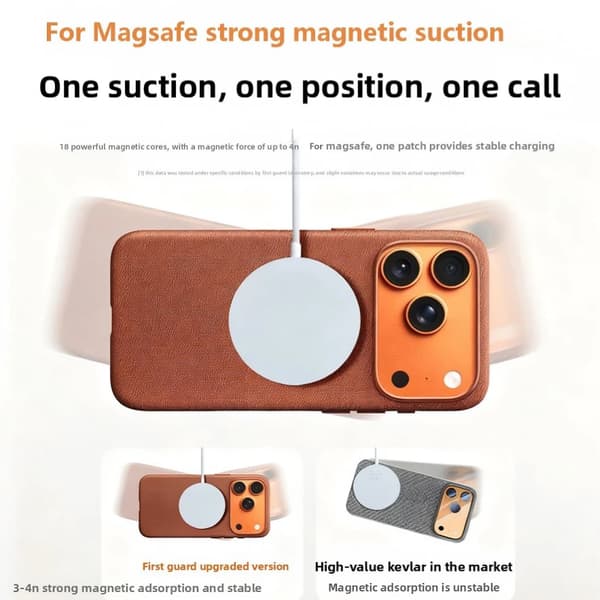 Højkvalitets Tech Woven Cover til iPhone 18-serien til MagSafe Magnetisk TechWoven Beskyttelsescover （iphone 18 pro）