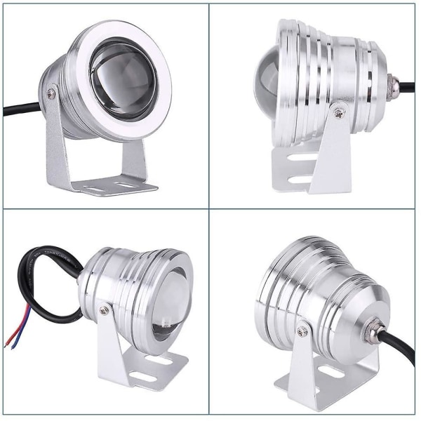 Led Senkbar Flomlys, IP68 Vanntett RGB Undervannslys, 10W Led Flomlys For Fontene Basseng Utendørs