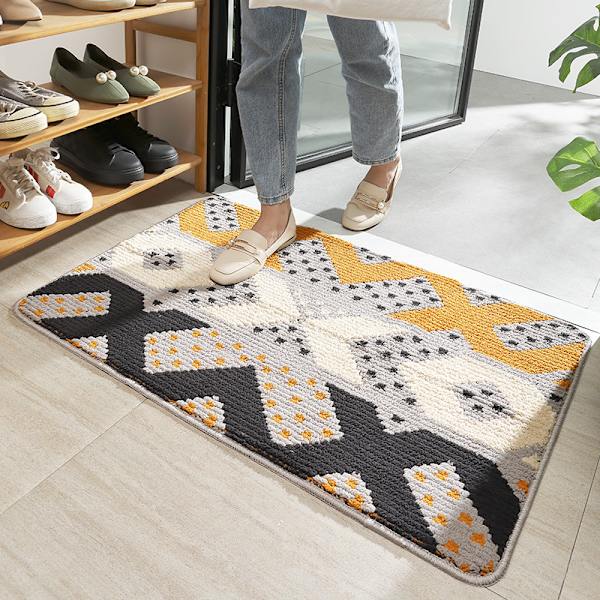 Dörrmatta inomhus, inomhus utomhus 32"x20" matta vattentät, halkfri tvättbar Absorberar snabbt fukt och står emot smutsmattor för entré