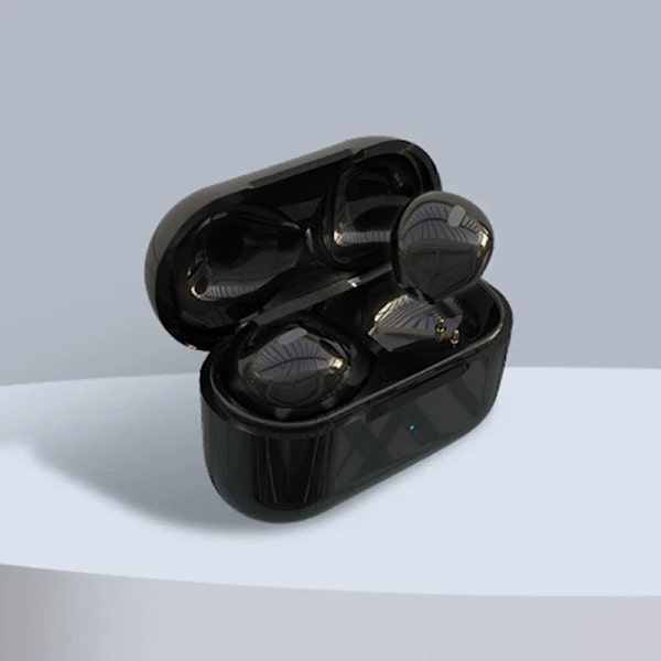 Nya osynliga hörlurar Minihörlurar Bluetooth TWS Wireless Game In-Ear Earbuds Noise Cancel Sports Music Headset Ultra Small black