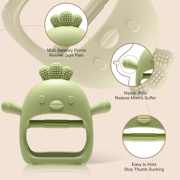 2 Pak Easter Baby Legetøj, Never Drop Infant Vante Legetøj, Nyfødt Easter Basket Stuffers Gaver til Baby Drenge Piger