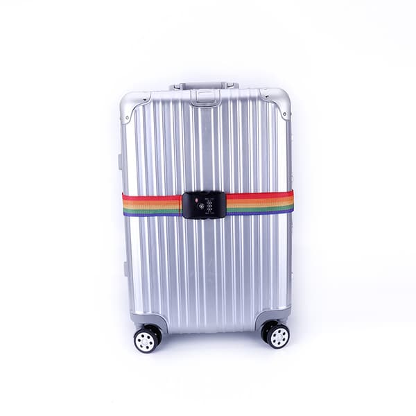 TSA Kuffertrem Regnbuefarvet