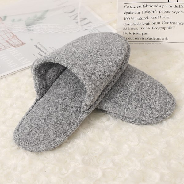 Indendørs bomuldssko til mænd Memory Foam Hjemmesko Vaskbare sko Hjemmesko Hjemmesko Skridsikre gummisåler