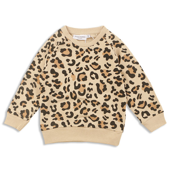 Toddler Baby Flicka Pojke Rund hals tröja Pullover Tröja Långärmad tröja Blus Toppar Varma höst Vinterkläder Sweatshirt med print