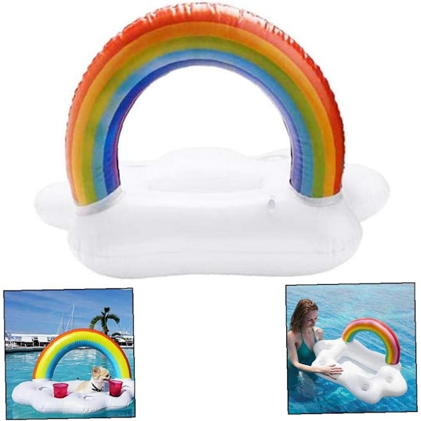 Flydende Drikkeholder Oppustelig Pool Float Øl Drikke Mad Spabad Til Vand Pool Party Forsyninger Dam