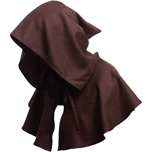 Halloween Grim Hætte Kappe Cosplay Kostumer Hætte Poncho B