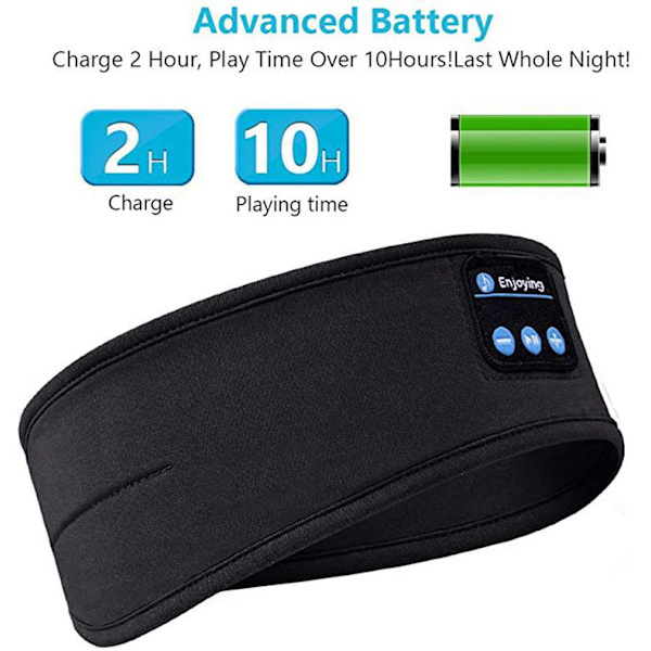 Unikuulokkeet Bluetooth-panta, langattomat panta-kuulokkeet (musta)