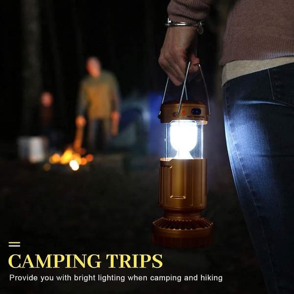 LED campingvifte for campinglys Bærbare teltvifter Camping LED-lys