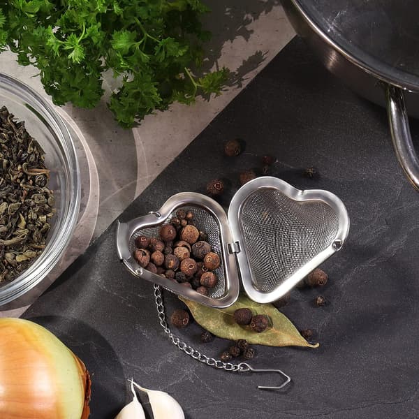 4X Te-si i rustfrit stål - Te-infuser til løs te og krydderier - Te-filter - infusers