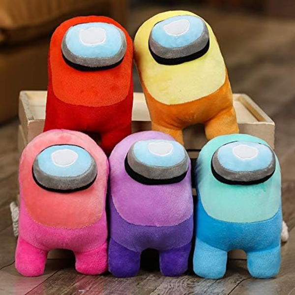 Among Us Plush, Among Us Teammate Plush Doll Space Werewolf Killing Game Character - 20cm (Azul)