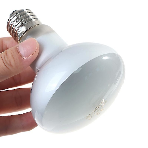 Uva+uvb Reptil Lampe Pære Skildpadde Solbadning Uv Lys Pærer Varmelampe Padder Firben Temperaturregulator 75W