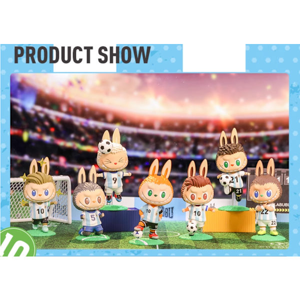 100% ALKUPERÄINEN POP MART LABUBU ASSOCIATION OF FOOTBALL ARGENTINA Sarjan Sokkolaatikko Arvaa laukku Alkuperäiset Lelut Nukke Söpö Toiminta Anime Hahmo Koristeet