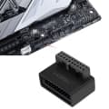 Stationär dator Moderkort USB 3.0 Anslutningsadapter 19p 20p Vertikal Plugg Nål 90° Vrid installerad Styrbåge A