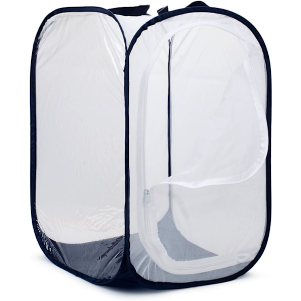 24" Stor Monark Butterfly Habitat, gigantisk mesh insektsnätbur Terrarium Pop-up 15,7 x 15,7 x 24 tum