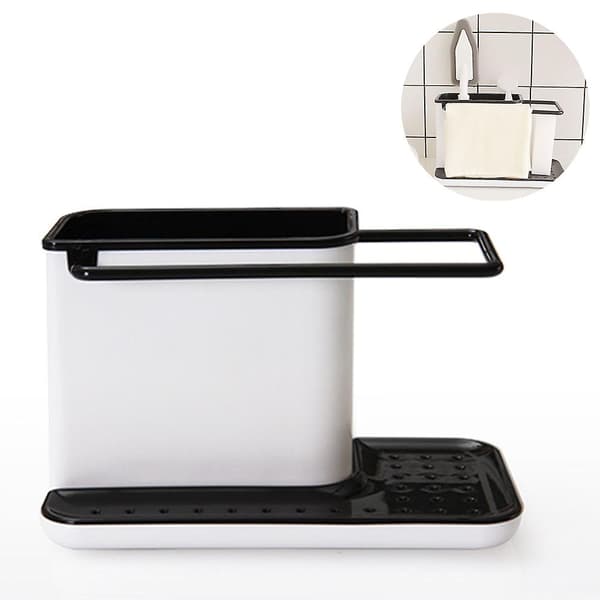 Køkkenvask Caddy Organizer, Svamp Holder Til Vask