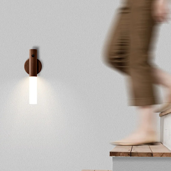 LED-lampa Helautomatisk LED-lampa av induktionstyp USB-magnetisk Korridorer Verandabelysning PIR-rörelsesensor