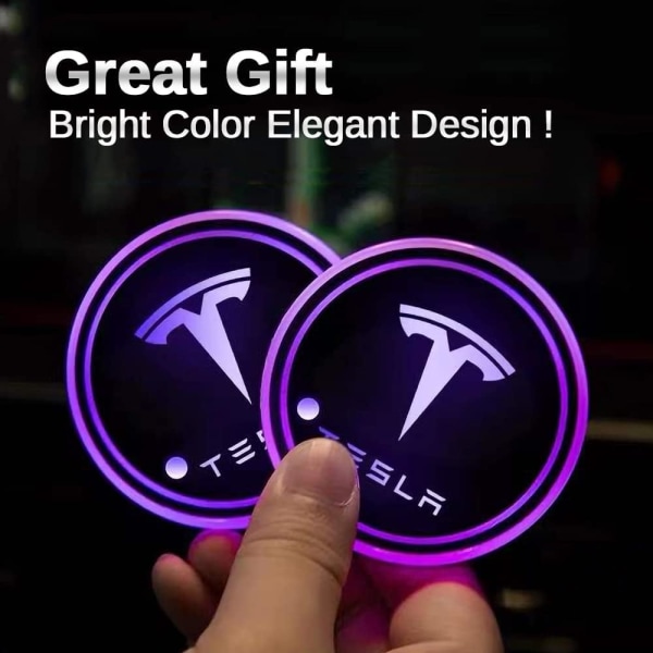 2022 2021 Tesla Model Y Model 3 neonljusrör RGB inre LED-strip-ljus med appkontroller