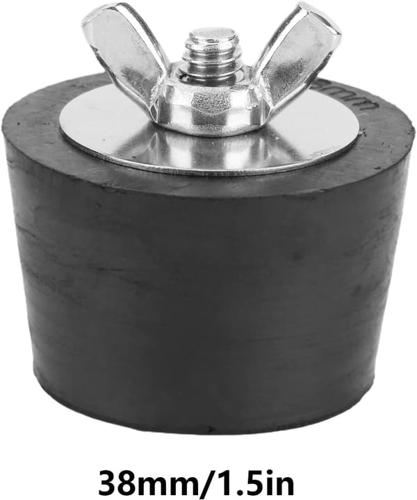 2 stycken Vinterpluggar för pool, Gummi Expansionsplugg 38mm/1.5in för Vinter Pool Spa Rördelar Underhåll