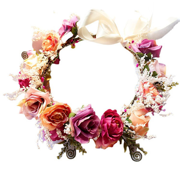 Hawaiian Garland Vacation Bridesmaid Simulation Justerbar Torr F