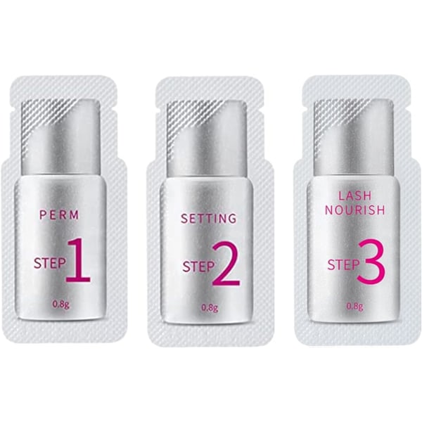 <Ögonfranslyftning-ögonfransböj-#1 Perm+#2 Fixing+#3Nutrition