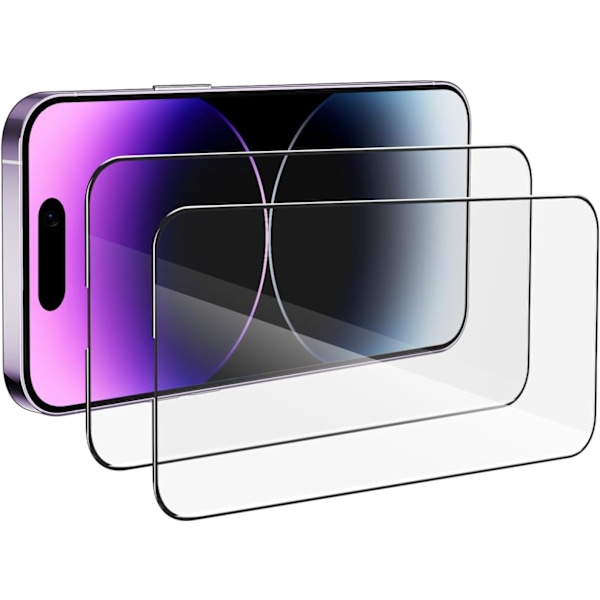 2-Pak - iPhone XR - Hærdet Glas Skærmbeskyttelse iPhone XR