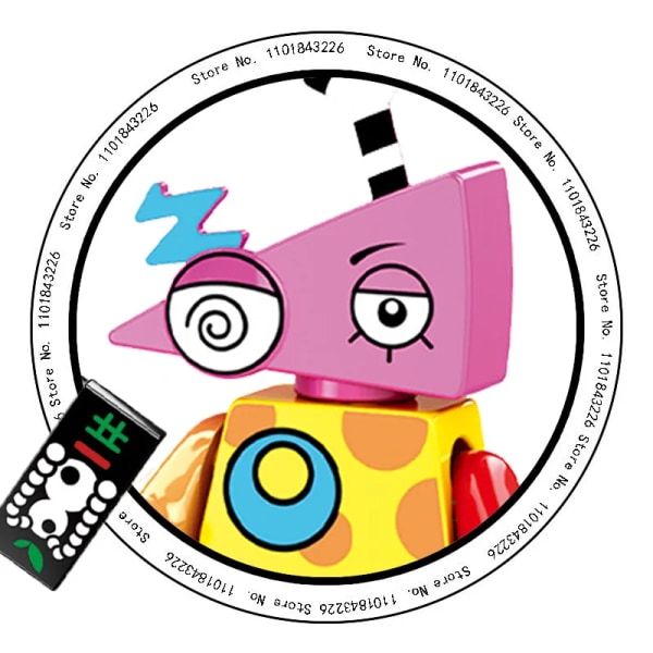 8 stk. Fantastiske digitale cirkus mini actionlegetøj actionfigurer byggeklodser gaver Egnet til LEG0