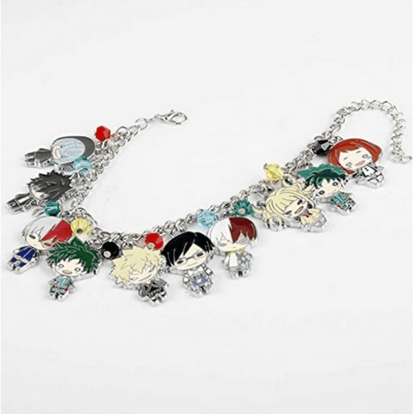 Højkvalitets Anime My Hero Academia Multi-karakter Vedhæng Charm Armbånd & Armringe Til Fans Souvenirs Gaver Smykker