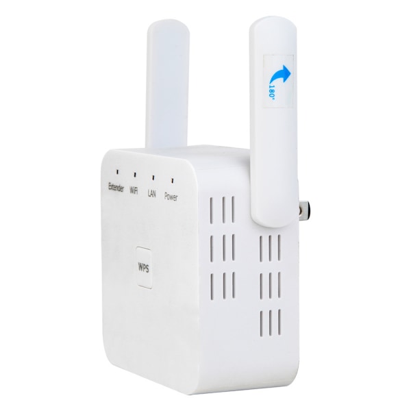 2024 Nyeste WiFi-forlænger, WiFi-repeater, WiFi-booster, dækker op til 8640 kvadratmeter og 60 enheder, Internet Booster vit