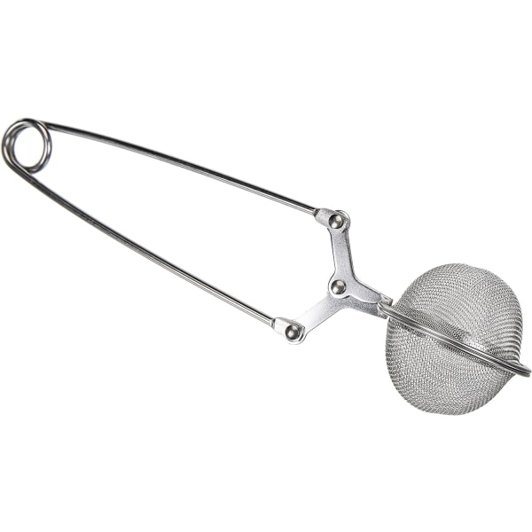 Silver rostfritt stål teinfuser 3,5 x 4,5 x 16,5 cm