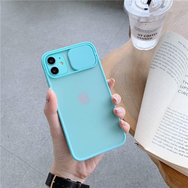 iPhone 11 Deksel, Støtsikker Beskyttelse, Elegant Frostet Bakside[Sl purple