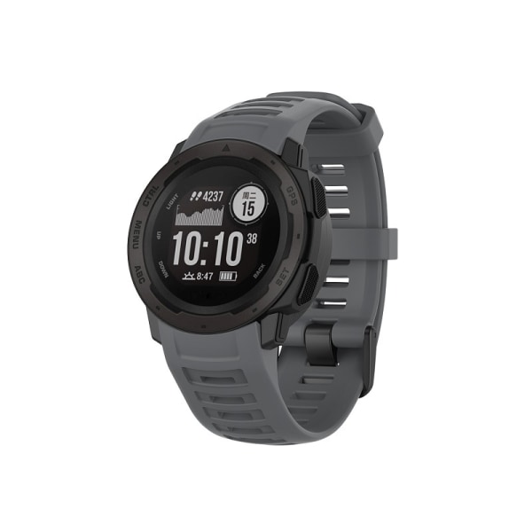 För Garmin Instinct/Instinct Tide/Tactical Watch Armband med verktyg, grå