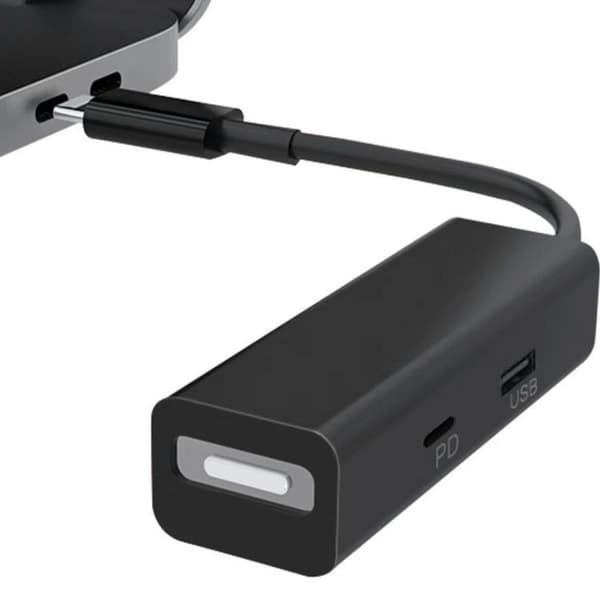 USB-C Magsafe Adapter 3-i-1 Typ-C til Magsafe 1/2 Konverter Adapter for bærbare datamaskiner, smarttelefoner