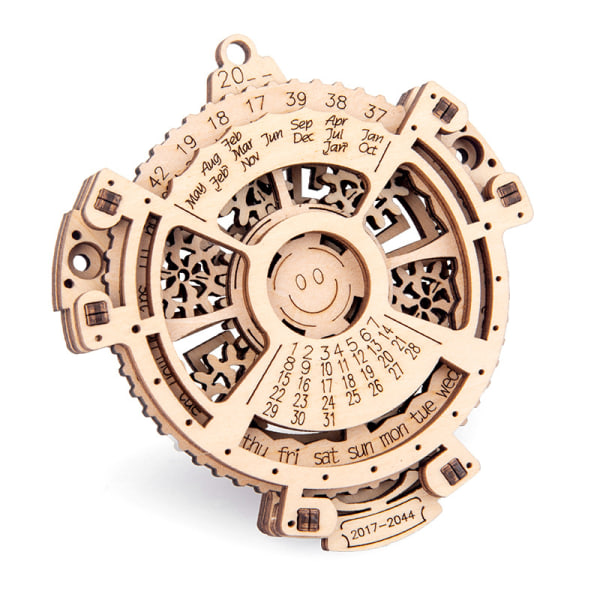 3D Trepuslespill Ornamenter Kalender Tannhjul Roterende Modell Kreative Dekorationsgaver