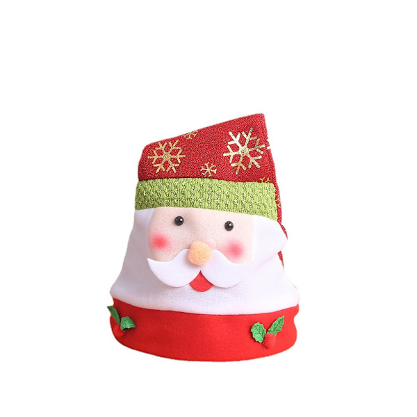 Juldekoration Unisex utomhushorn plysch söt julhatt (julälg)