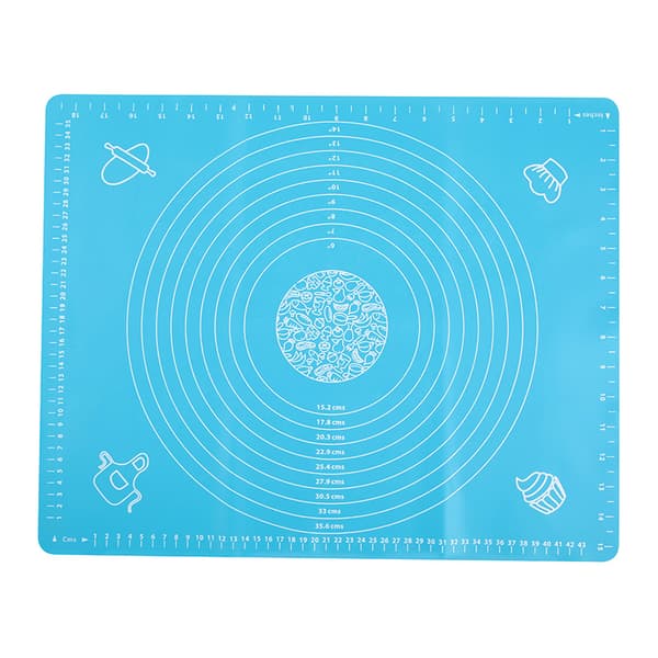 50*40cm Silikon Eltematte med Trykt Skala Termisk Isolasjon