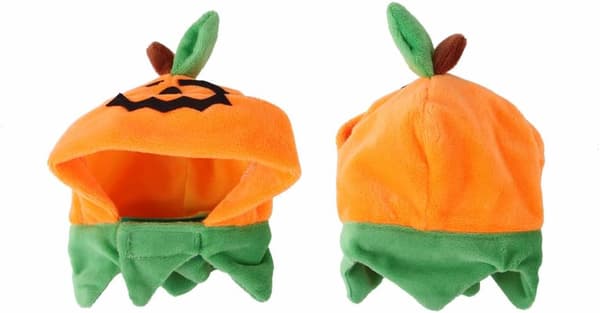 Halloween kattekostume, kat græskar hat Cosplay kostume hat til k