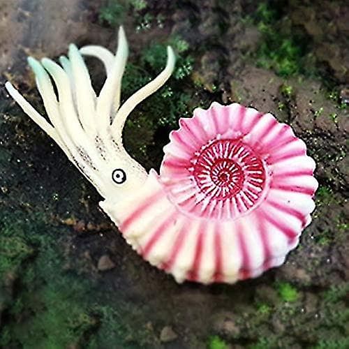 Plast Forhistorisk Havdyr Stor Nautilus (Rosa)