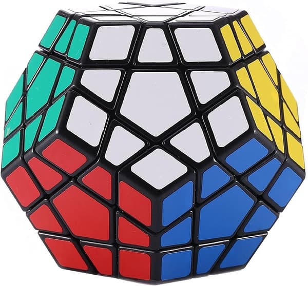 3x3 Megaminx Speed ​​Cube Puslespil Legetøj, Sort