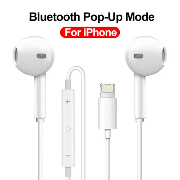 Lightning Wired in-ear Earphone Dudao för iPhone iPad iPod HiFi-ljudkvalitet